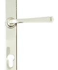 From The Anvil's Polished Nickel Avon Slimline Lever Espag. Lock Set