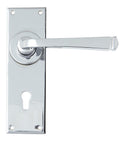 From The Anvil's Polished Chrome Avon Lever Lock Set