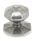 From The Anvil's Pewter Patina Octagonal Centre Door Knob