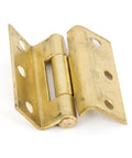 From The Anvil's  2 ½" Self-Coloured Brass Stormproof Hinge 1951 (pair)