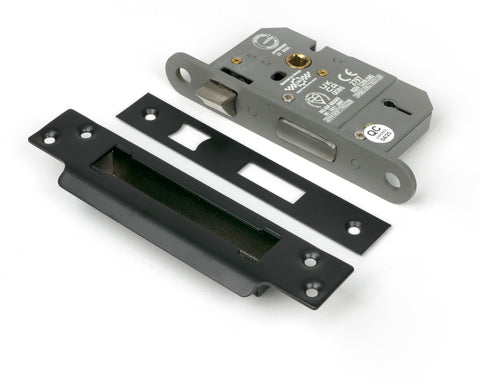 From The Anvil's Black 5 Lever BS Sash Lock