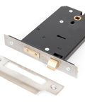 From The Anvil's Satin Stainless Steel 6" Horizontal 5 Lever Sash Lock