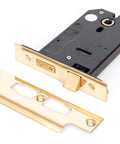 From The Anvil's PVD Brass 5" Horizontal 3 Lever Sash Lock