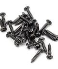 From The Anvil's Dark Stainless Steel Round Head Screws (25)