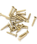 From The Anvil's Polished Brass Countersunk Screws (25)