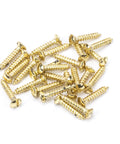 From The Anvil's Polished Brass Countersunk Raised Head Screws (25)