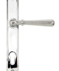 From The Anvil's Polished Chrome Newbury Slimline Lever Espag. Lock Set
