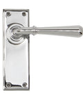 From The Anvil's Polished Chrome Newbury Lever Latch Set