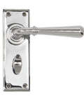 From The Anvil's Polished Chrome Newbury Lever Bathroom Set