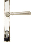 From The Anvil's Polished Nickel Newbury Slimline Lever Espag. Lock Set