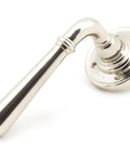 From The Anvil's Polished Nickel Newbury Lever on Rose Set