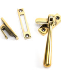 From The Anvil's Aged Brass Locking Newbury Fastener