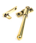 From The Anvil's Aged Brass Night-Vent Locking Newbury Fastener