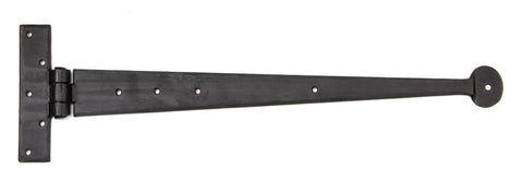 From The Anvil's External Beeswax Penny End T Hinge (pair)