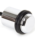 From The Anvil's Polished Chrome Floor Mounted Door Stop