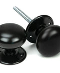 From The Anvil's Aged Bronze 57mm Mushroom Mortice/Rim Knob Set