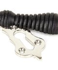 From The Anvil's Ebony Polished Nickel Beehive Escutcheon