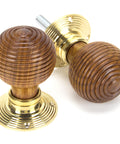 From The Anvil's Rosewood Beehive Mortice/Rim Knob Set