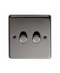 From The Anvil's Black Nickel LED Dimmer Switch