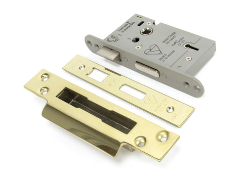 From The Anvil's PVD Brass 5 Lever Heavy Duty BS Sash Lock