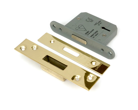 From The Anvil's PVD Brass BS 5 Lever Deadlock KD
