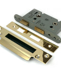 From The Anvil's PVD Brass Heavy Duty Bathroom Mortice Lock