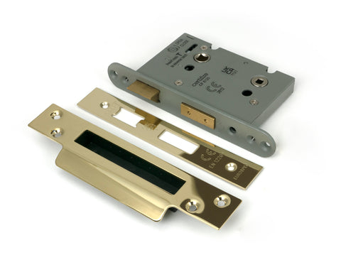 From The Anvil's PVD Brass Heavy Duty Bathroom Mortice Lock