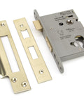 From The Anvil's PVD Brass Euro Profile Sash Lock