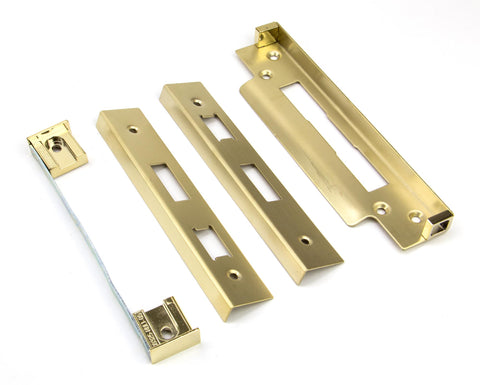 From The Anvil's PVD Brass ½" Euro Sash Lock Rebate Kit