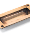 From The Anvil's Polished Bronze Flush Handle
