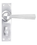 From The Anvil's Satin Chrome Straight Lever Bathroom Set