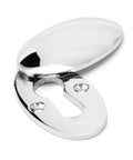 From The Anvil's Polished Chrome Oval Escutcheon
