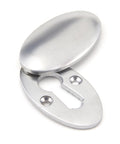 From The Anvil's Satin Chrome Oval Escutcheon