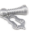 From The Anvil's Satin Chrome Beehive Escutcheon