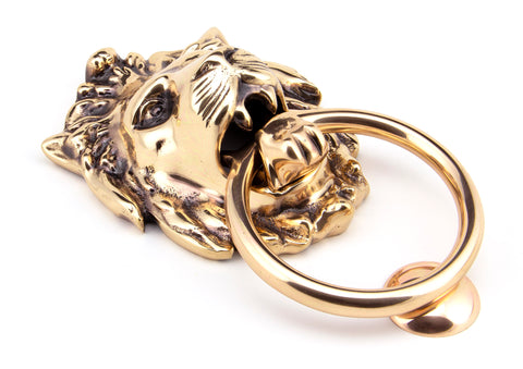 Lions Head Door Knocker