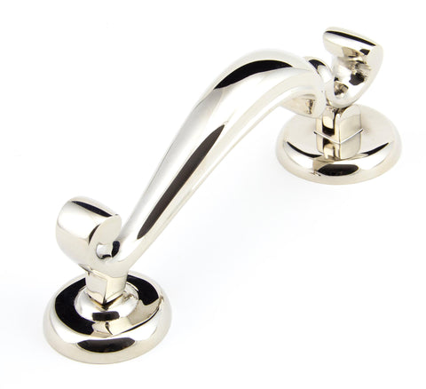 From The Anvil's Polished Nickel Doctor Door Knocker