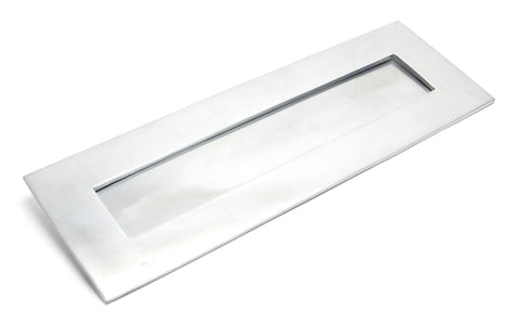 From The Anvil's Satin Chrome Letter Plate