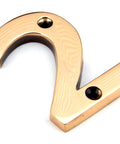 From The Anvil's Polished Bronze Polished Bronze Numeral