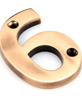 From The Anvil's Polished Bronze Polished Bronze Numeral