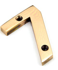 From The Anvil's Polished Bronze Polished Bronze Numeral