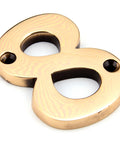 From The Anvil's Polished Bronze Polished Bronze Numeral