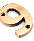 From The Anvil's Polished Bronze Polished Bronze Numeral