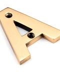 From The Anvil's Polished Bronze Polished Bronze Letter