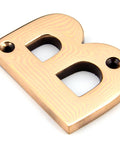 From The Anvil's Polished Bronze Polished Bronze Letter