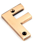 From The Anvil's Polished Bronze Polished Bronze Letter