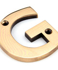 From The Anvil's Polished Bronze Polished Bronze Letter