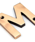 From The Anvil's Polished Bronze Polished Bronze Letter