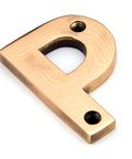 From The Anvil's Polished Bronze Polished Bronze Letter