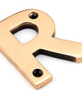 From The Anvil's Polished Bronze Polished Bronze Letter