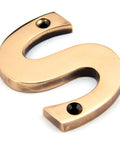 From The Anvil's Polished Bronze Polished Bronze Letter